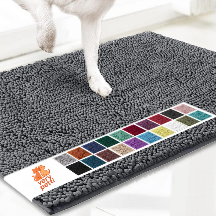 PetStomp Mat® - Anti-Mud Dog Door Mat - Grey